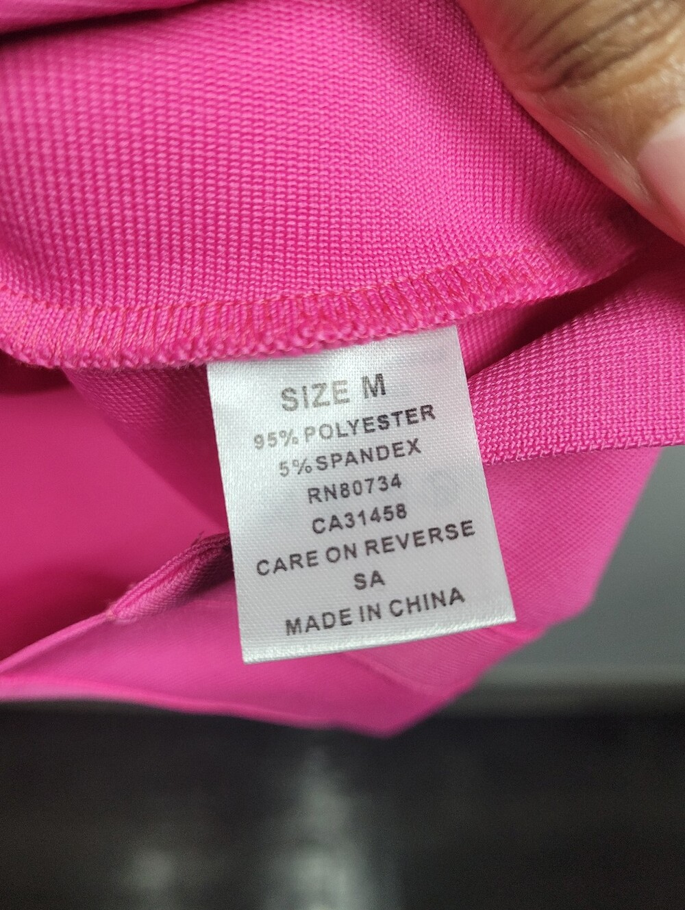 Bella Barnett Hot Pink Cutout Bandage Mini Dress V-Neck Bodycon NWT Size M - Picture 7 of 8